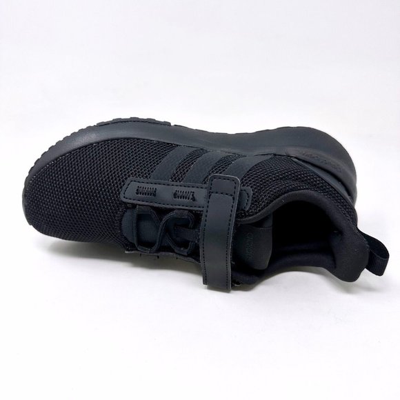 Adidas Racer TR21 C Triple Black Kids Youth Running Trainers GZ9128 - Picture 4 of 6
